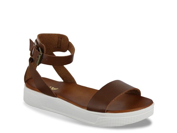 ミア レディース シューズ サンダル プラットフォーム Mia Ellen Platform Sandal Brown ブラウン|ReVida 店