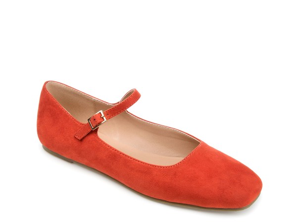 ジュルネ コレクション レディース シューズ パンプス Journee Collection Carrie Mary Jane Flat Coral コーラル