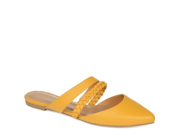 ジュルネ コレクション レディース シューズ サンダル Journee Collection Olivea Mule Yellow Faux Leather イエロー