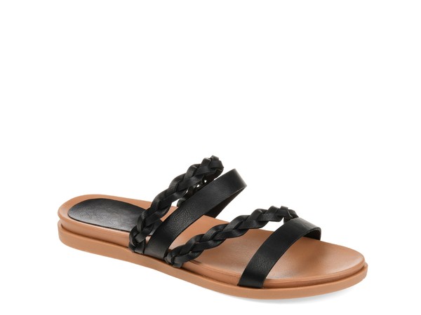 ジュルネ コレクション レディース シューズ サンダル Journee Collection Colette Sandal Black ブラック｜ReVida 店