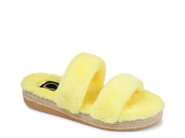ジュルネ コレクション レディース シューズ サンダル Journee Collection Relaxx Slide Sandal Yellow イエロー