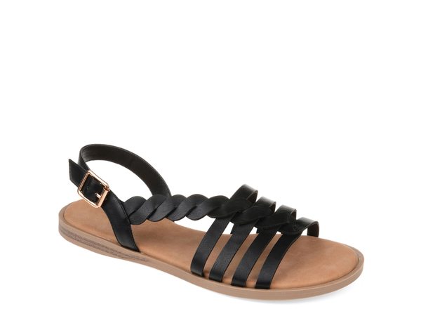 ジュルネ コレクション レディース シューズ サンダル Journee Collection Solay Sandal Black ブラック