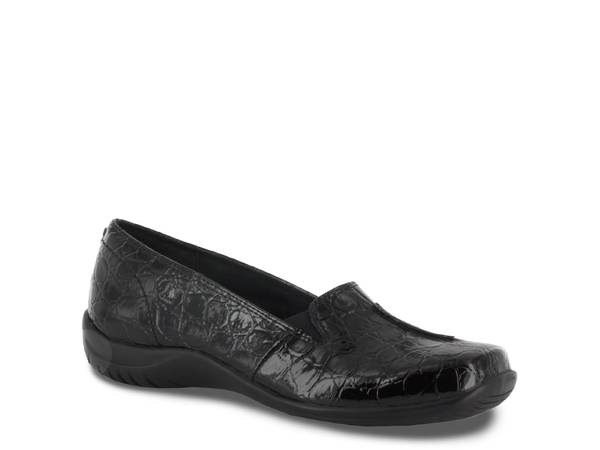 イージーストリート レディース シューズ スリッポン・ローファー Easy Street Purpose Slip-On Black ブラック｜ReVida 店