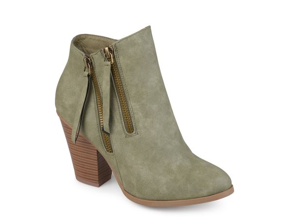 ジュルネ コレクション レディース シューズ ブーツ・レインブーツ Journee Collection Vally Bootie Olive Green グリーン|ReVida 店