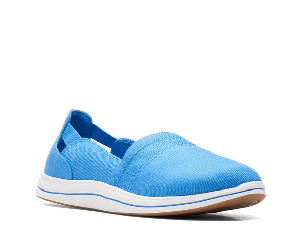 クラークス レディース スリッポン・ローファー シューズ Breeze Step Slip-On Blue