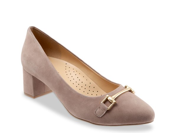 トロッターズ レディース シューズ パンプス Trotters Kenzie Pump Taupe Suede トープ