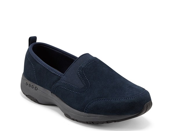 お待たせ! イージースピリット レディース スリッポン ローファー シューズ Taiga Slip-On Navy  www.dolphinsafari.gi