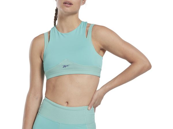 リーボック レディース タンクトップ Tank トップス Mills Les Top Rib Women's Cropped Teal トップス | eu-agencies.net