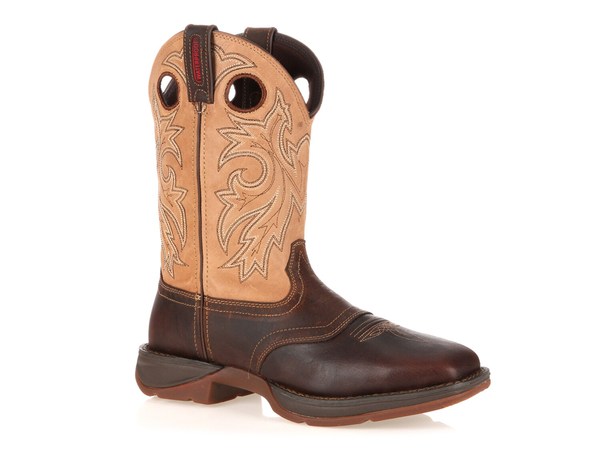 ドゥランゴ メンズ シューズ ブーツ・レインブーツ Durango Rebel Saddle Up Cowboy Boot Dark Brown/Tan ブラウン