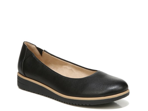 ソウルニュトライザー レディース シューズ パンプス SOUL Naturalizer Idea Ballet Flat Black 黒いこと