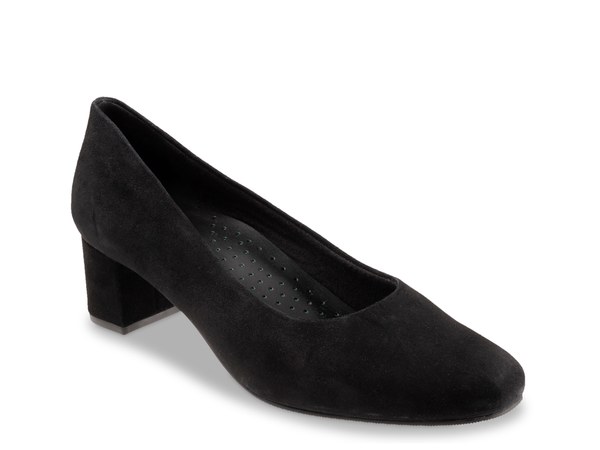 トロッターズ レディース シューズ パンプス Trotters Daria Pump Black Suede ブラック