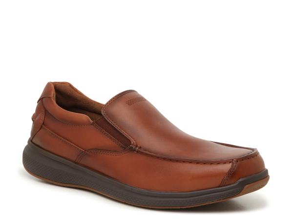 フローシャイム メンズ シューズ スリッポン・ローファー Florsheim Work Bayside Work Slip-On Cognac