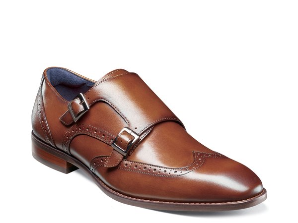 ステイシーアダムス メンズ シューズ スリッポン・ローファー モンクストラップ モンク Stacy Adams Karson Monk Strap Slip-On Cognac