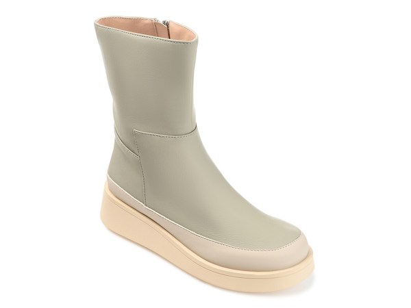 ジュルネ コレクション レディース シューズ ブーツ・レインブーツ Journee Collection Cristen Wedge Bootie Sage Green グリーン|ReVida 店