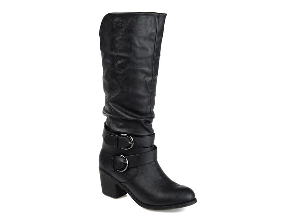 ジュルネ コレクション レディース シューズ ブーツ・レインブーツ Journee Collection Late Boot Black ブラック