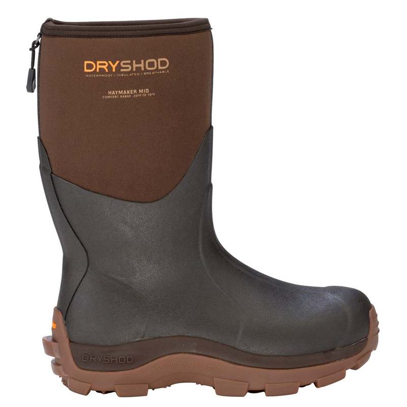 激安ブランド 楽天市場 ドライショッド メンズ ブーツ レインブーツ シューズ Maymaker Mid Work Boots Brown Revida 楽天市場店 最安 Orthodox Or Th