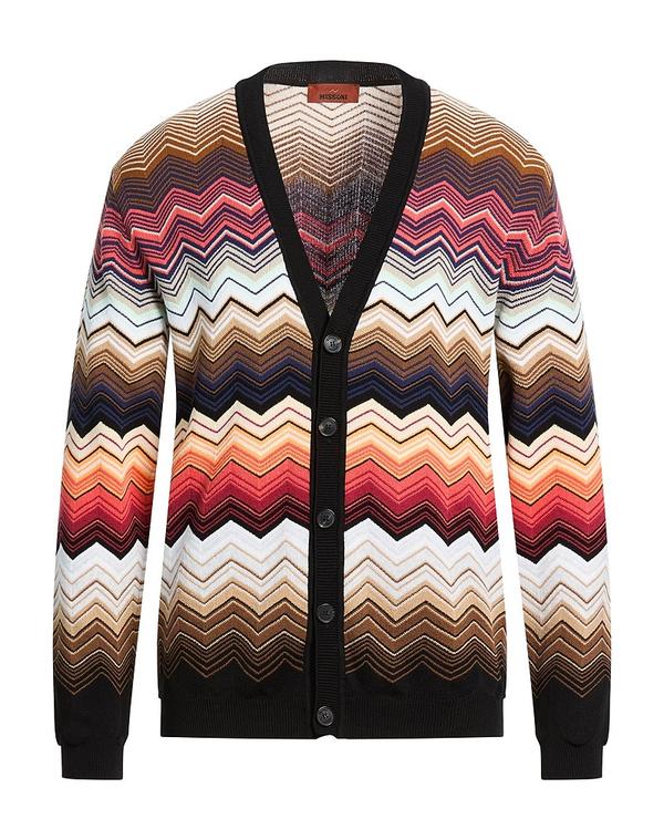 ミッソーニ メンズ アウター カーディガン MISSONI カーディガン Khaki カーキ