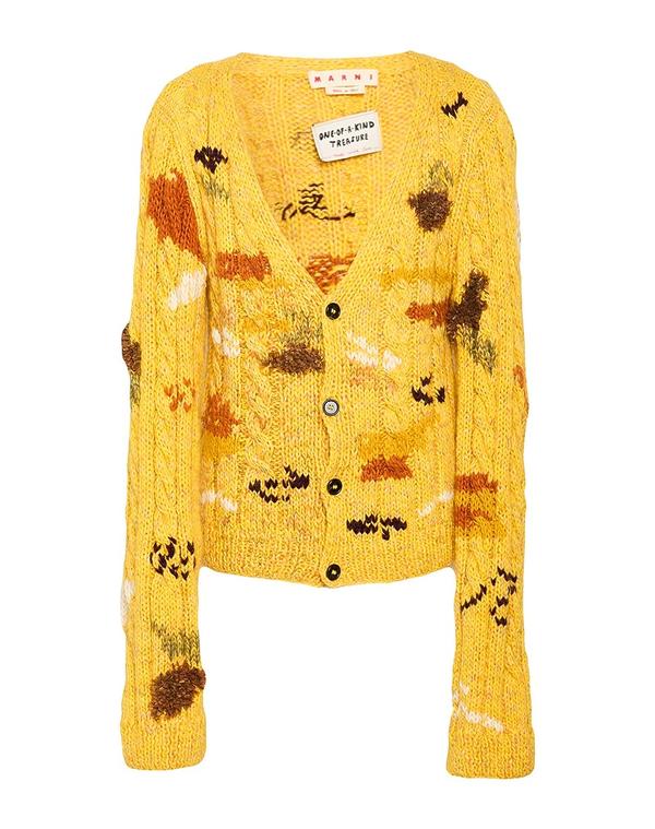 マルニ メンズ アウター ジレー MARNI ジレー Yellow 黄色