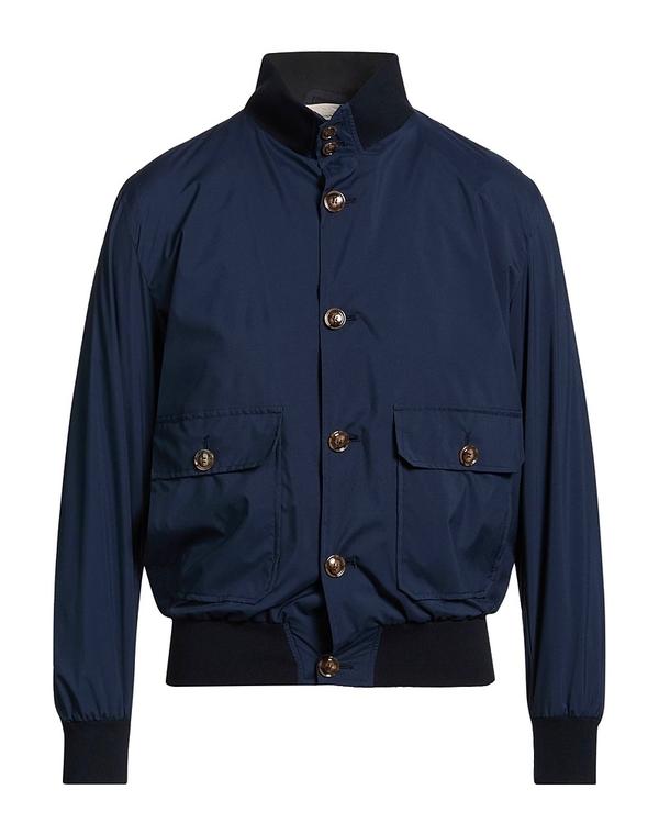 バルバナポリ メンズ アウター ジャケット・ブルゾン BARBA Napoli ブルゾン Navy ネイビー