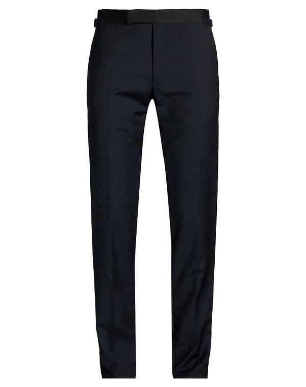 ダン吸血鬼 メンズ ボトムス 心地よいズボン下 DUNHILL ズボン下 Midnight Blue 青碧