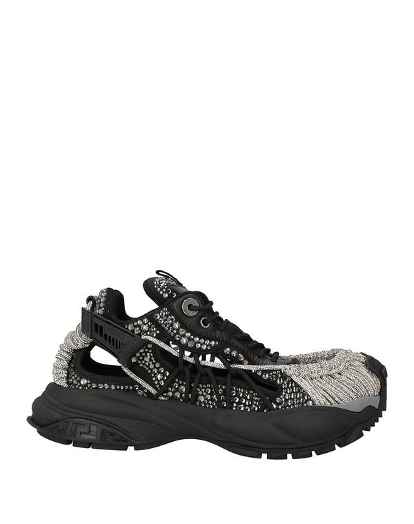 ヴェルサーチ メンズ シューズ スニーカー VERSACE スニーカー Black 黒いこと