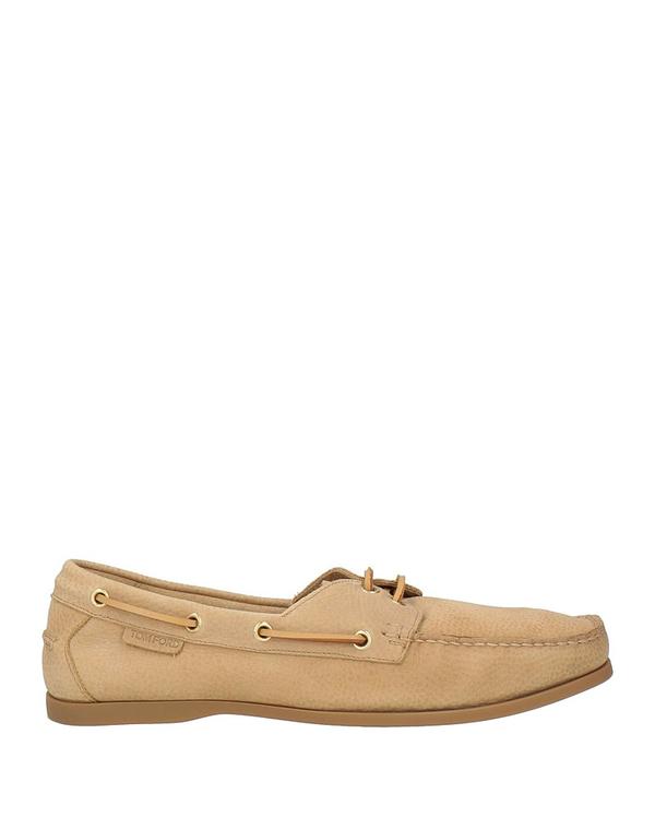 トム・ジェラルド・r・フォード メンズ シューズ スリッポン・ローファー TOM FORD モカシン Beige ベージュ