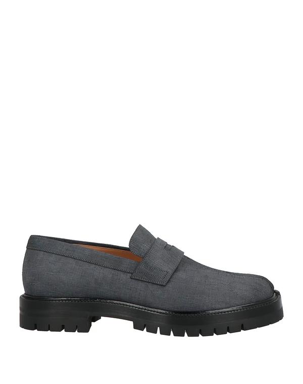 マルタンマルジェラ メンズ シューズ スリッポン・ローファー MAISON MARGIELA モカシン Charcoal 濃灰色
