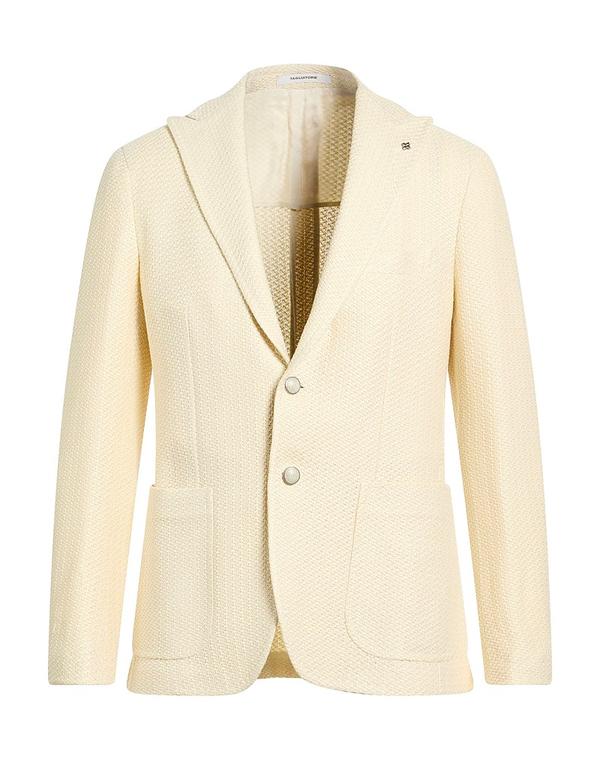 タリアトーレ メンズ アウター ジャケット・ブルゾン TAGLIATORE テーラードジャケット Ivory アイボリー