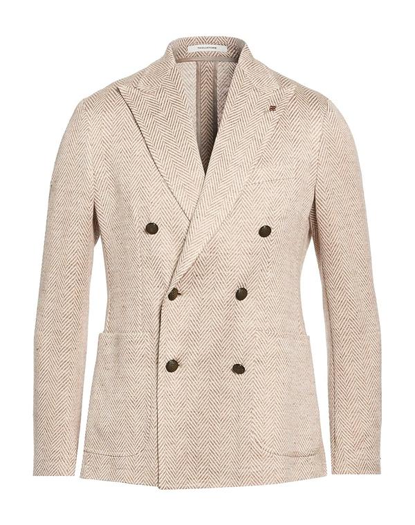 タリアトーレ メンズ アウター ジャケット・ブルゾン TAGLIATORE テーラードジャケット Beige ベージュ