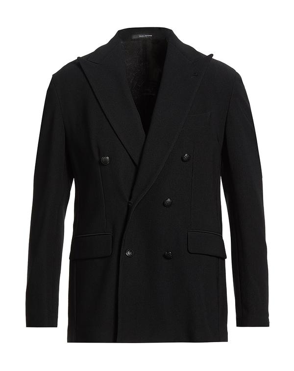 タリアトーレ メンズ アウター ジャケット・ブルゾン TAGLIATORE テーラードジャケット Black ブラック