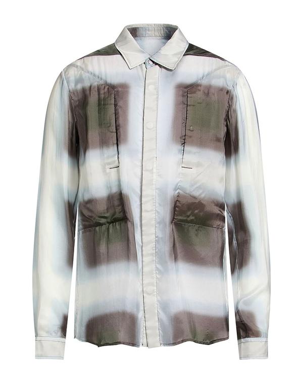 リックオウエンス メンズ トップス シャツ RICK OWENS 柄入りシャツ Gray グレー