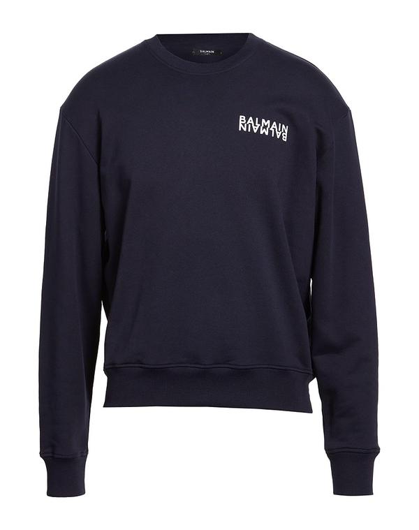 バルマン メンズ アウター パーカー・スウェット BALMAIN スウェット Navy ネイビー｜ReVida 店 36,270円