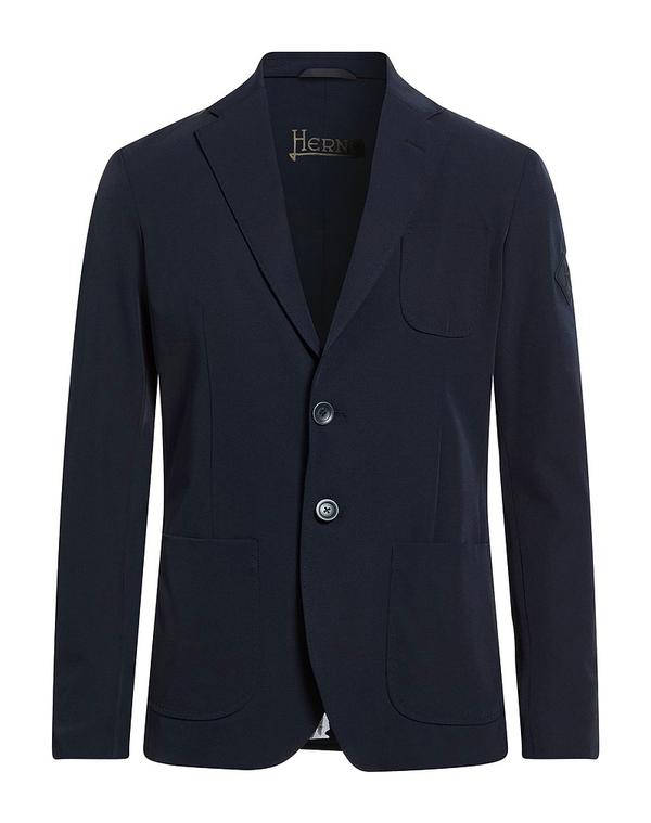ヘルノ メンズ アウター ジャケット・ブルゾン HERNO テーラードジャケット Midnight Blue ブルー