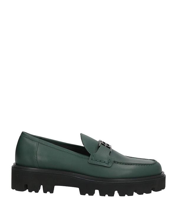 ボールディーニ メンズ シューズ スリッポン・ローファー BALDININI モカシン Dark Green グリーン
