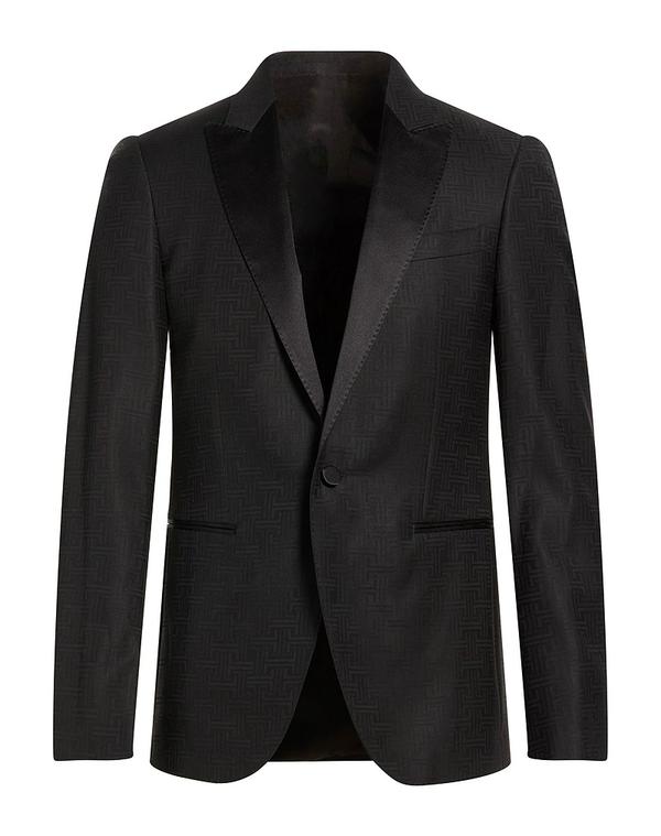 ランバン メンズ アウター ジャケット・ブルゾン LANVIN テーラードジャケット Black ブラック