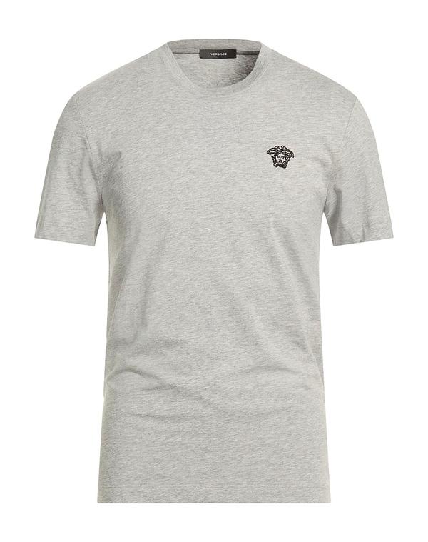 ヴェルサーチ メンズ トップス Tシャツ VERSACE Ｔシャツ Gray グレー
