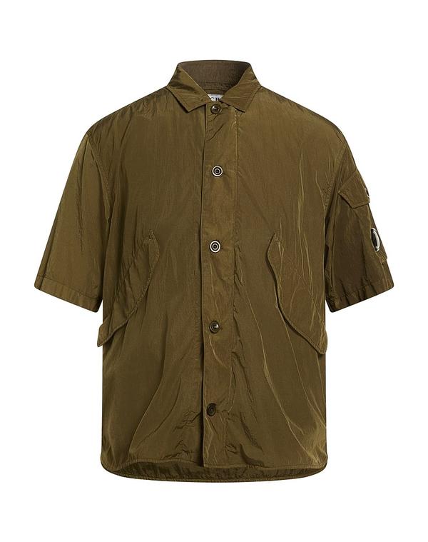 シーピーカンパニー メンズ トップス シャツ C.P. COMPANY 無地シャツ Military Green グリーン|ReVida 店
