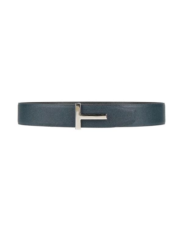 トム・ジェラルド・r・フォード メンズ 付属物 三尺帯 TOM FORD なめし革三尺帯 Midnight Blue 青碧