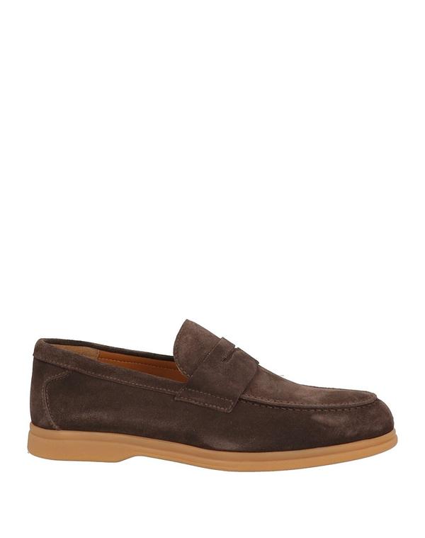 ドンカルズ メンズ シューズ スリッポン・ローファー DOUCAL\u0027S モカシン Dark Brown 赤銅色