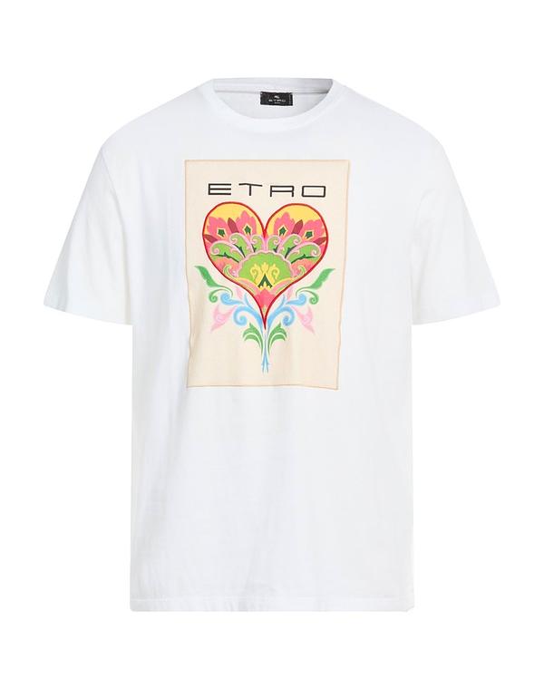 エトロ メンズ トップス Tシャツ ETRO Ｔシャツ White ホワイト