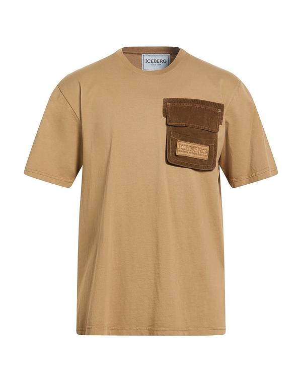 アイスバーグレタス メンズ トップス プルオーバー ICEBERG Ｔシャツ Khaki カーキ