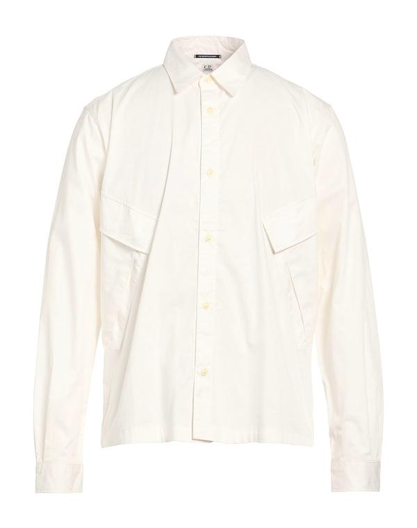 シーピーカンパニー メンズ トップス シャツ C.P. COMPANY 無地シャツ White ホワイト