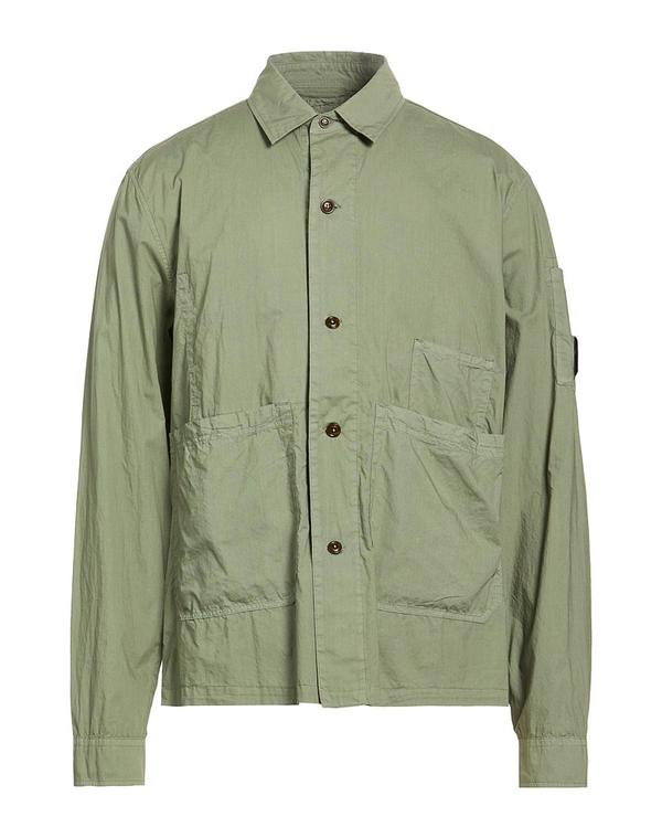 シーピーカンパニー メンズ トップス シャツ C.P. COMPANY 無地シャツ Sage Green グリーン