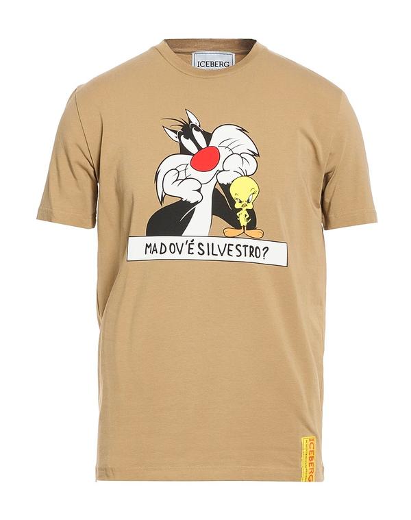 アイスバーグ メンズ トップス Tシャツ ICEBERG Ｔシャツ Khaki カーキ