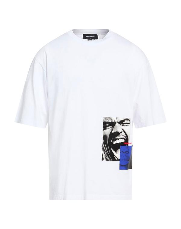 ディースクエアード メンズ トップス Tシャツ DSQUARED2 Ｔシャツ White ホワイト