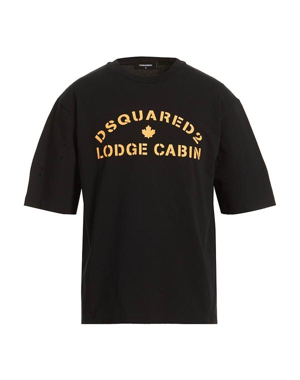 ディースクエアード メンズ トップス Tシャツ DSQUARED2 Ｔシャツ Black ブラック｜ReVida 店