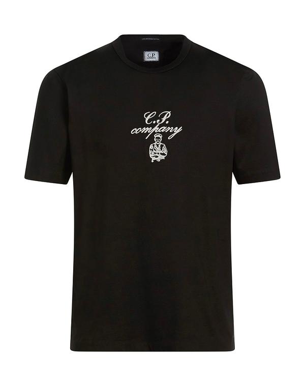 シーピーカンパニー メンズ トップス Tシャツ C.P. COMPANY Ｔシャツ Black ブラック