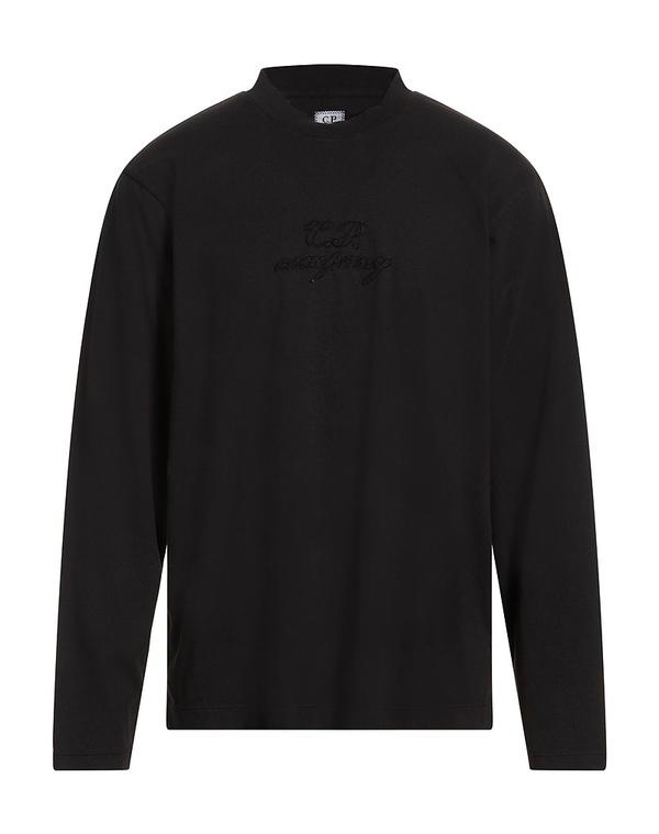 シーピーカンパニー メンズ トップス プルオーバー C.P. COMPANY Ｔシャツ Black 黒いこと