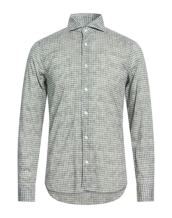 フェデーリ メンズ トップス シャツ FEDELI 柄入りシャツ Green グリーン