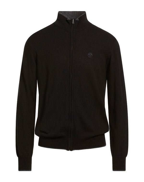 北の方大売り出し メンズ アウター ジレー NORTH SAILS ジッパー付き添い人編み物 Black 黒いこと